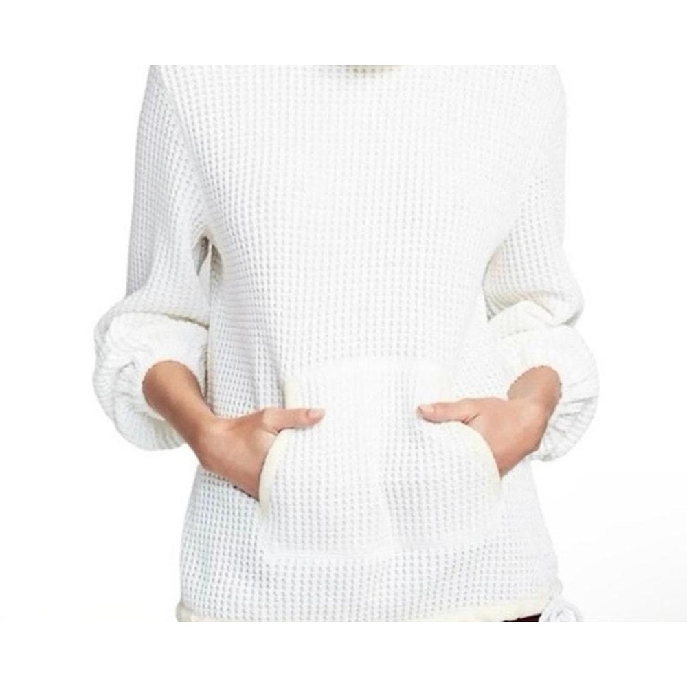 Faherty Waffle Knit Pullover - image 1